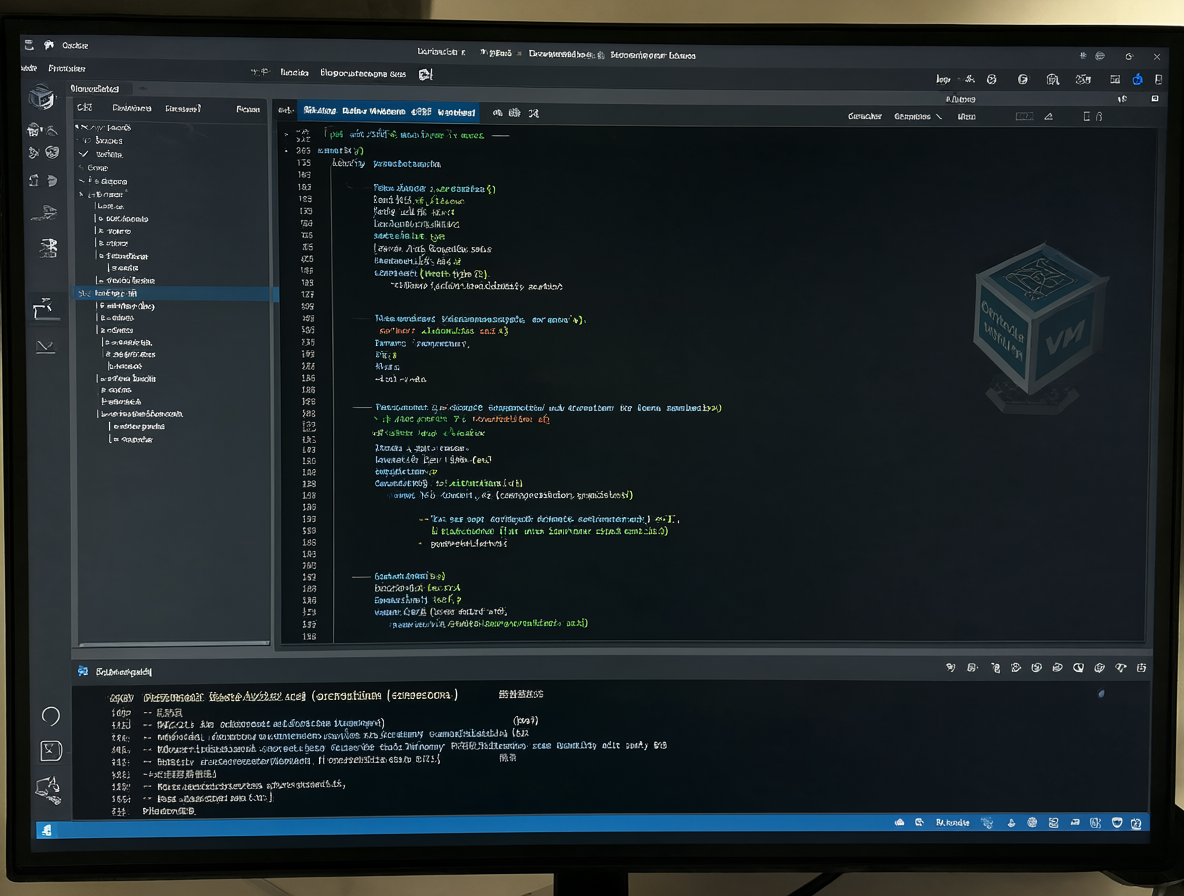 Pantalla mostrando Docker Desktop en Windows con la versión del kernel WSL2 visible y un icono de VirtualBox desvanecido