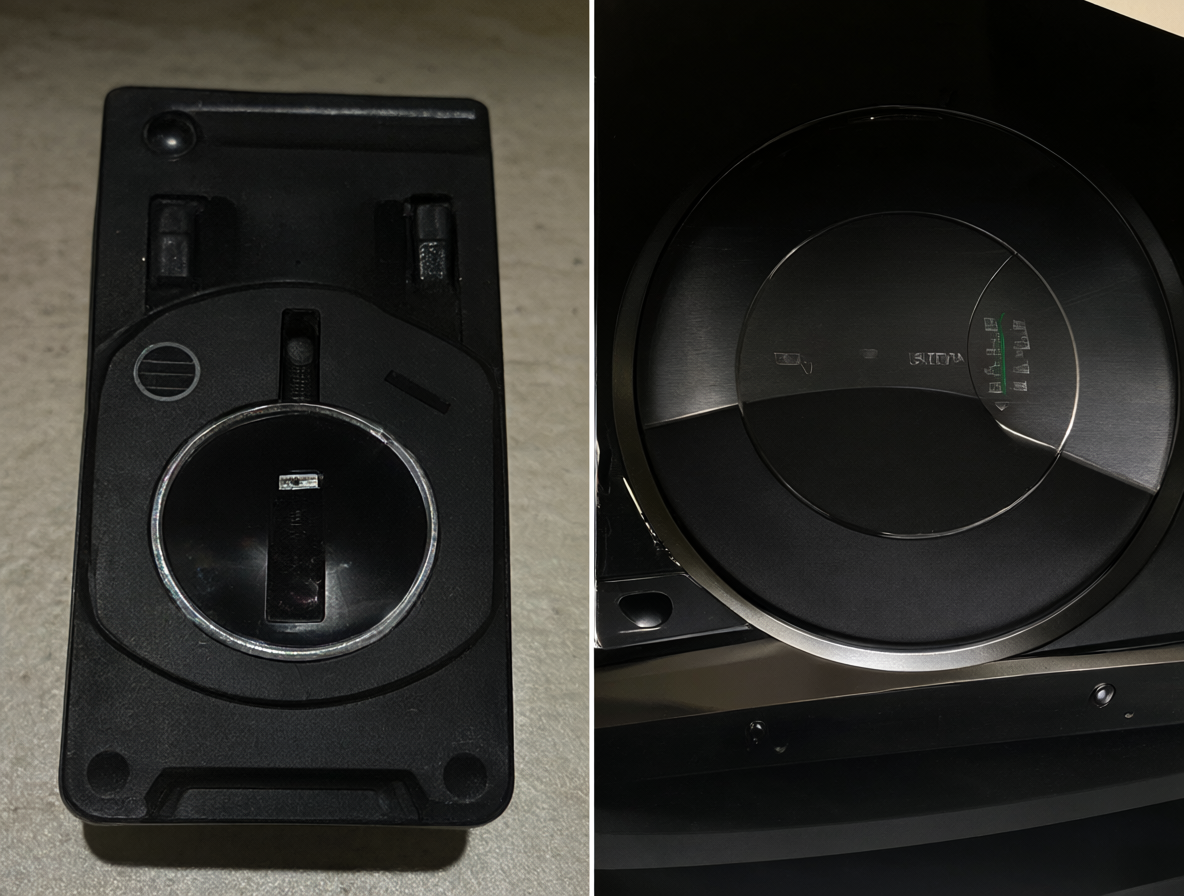 Comparación visual entre un transmisor Bluetooth barato y una unidad Hi-Fi premium.