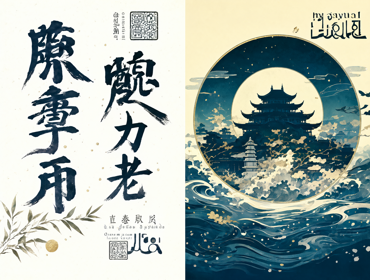 Comparativa visual del texto Rapyuta en Katakana y el nombre español Laputa.