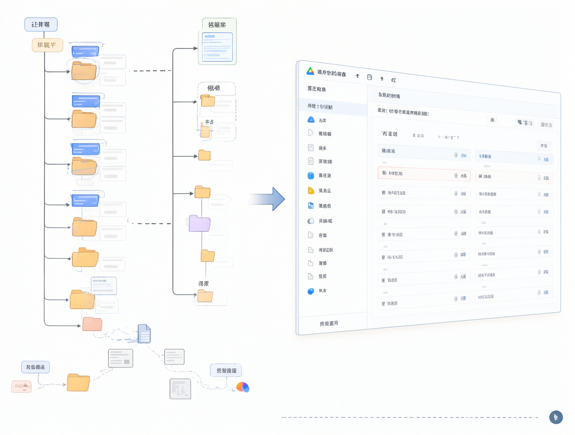 Diagrama ilustrativo de la transferencia de archivos a la nube.