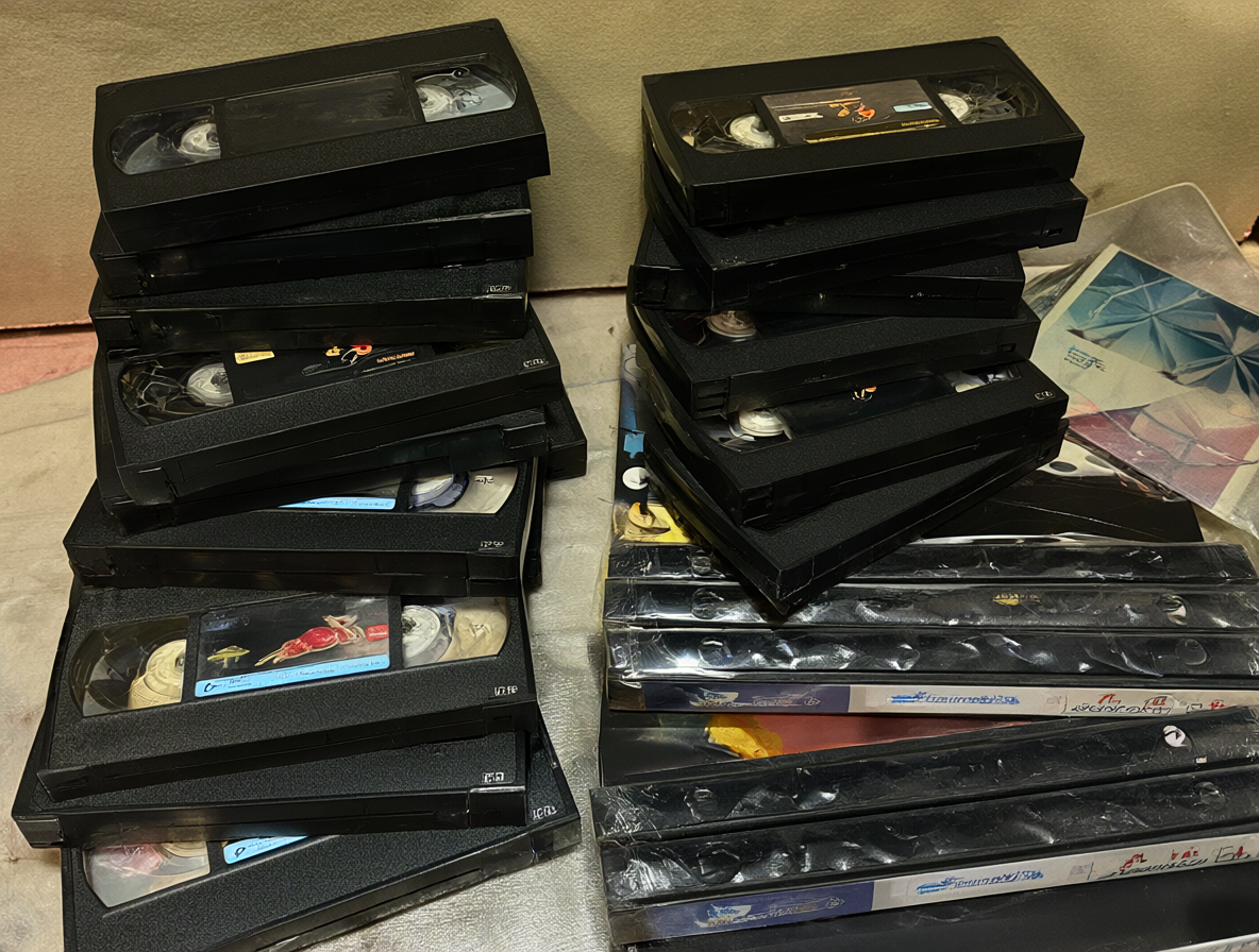 VHS DiC y DVDs Funimation