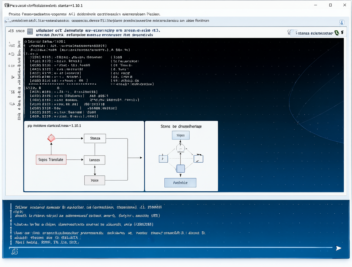 Vista técnica de la corrección de paquetes en Python