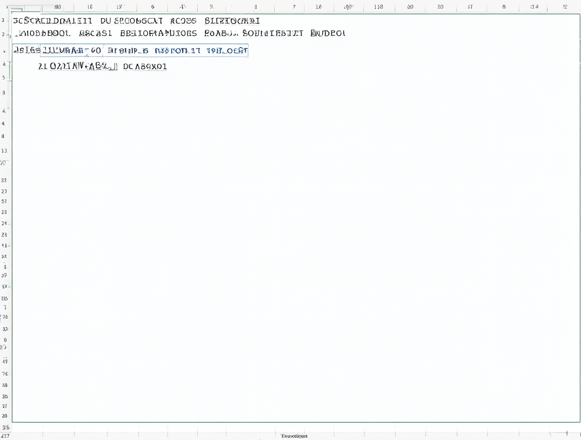 Captura de pantalla de Microsoft Excel mostrando una hoja de cálculo con fórmulas escritas como texto.