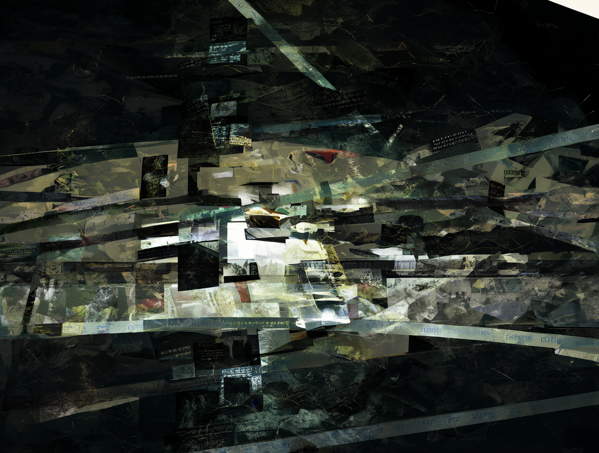 Imagen abstracta que simboliza la narrativa no lineal y experimental de Boogiepop Phantom.
