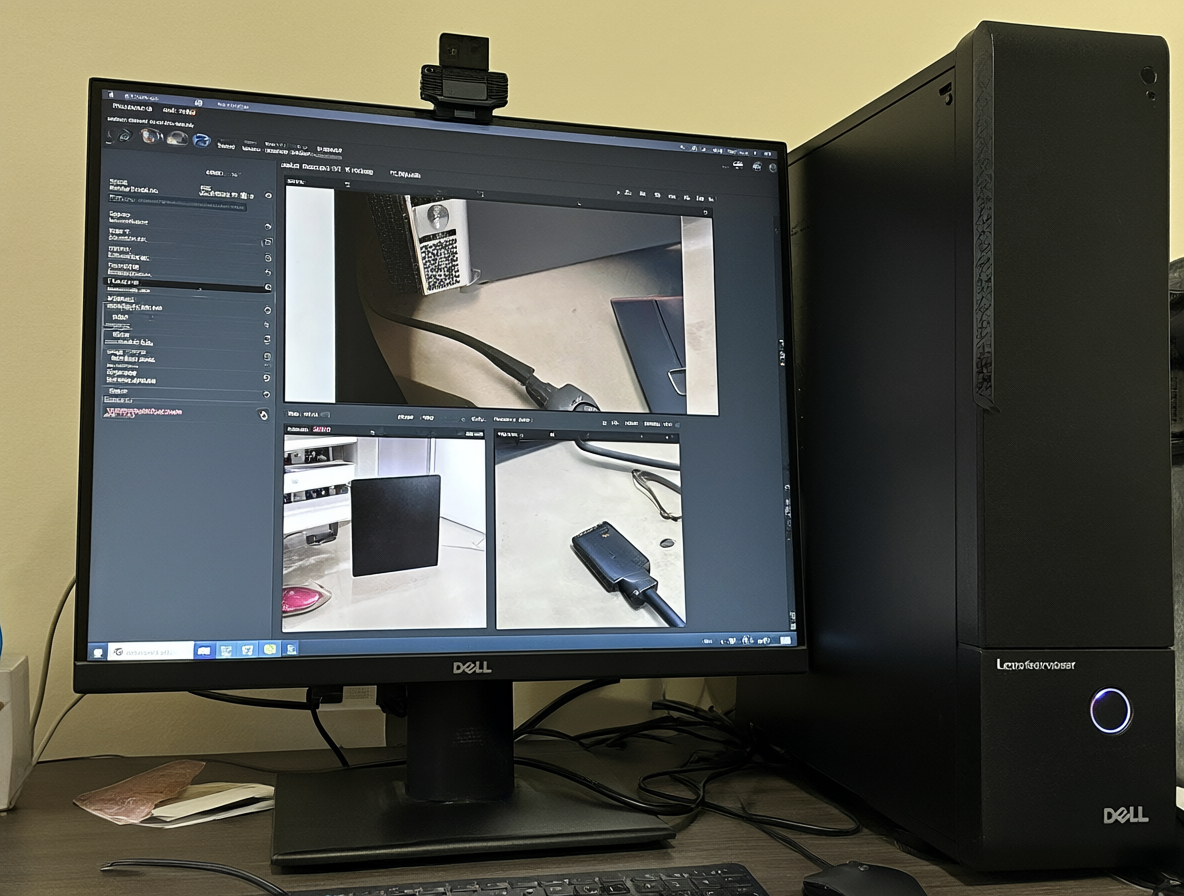 AIO Dell Inspiron 3264 conectado a un PC Lenovo mediante HDMI