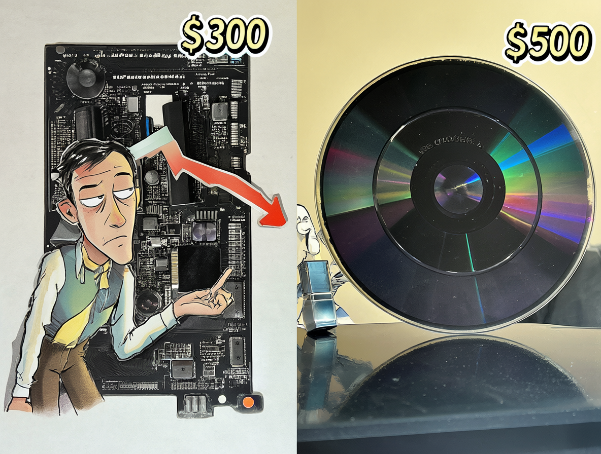 Comparativa visual entre equipos de audio caros y la duda sobre su valor real.
