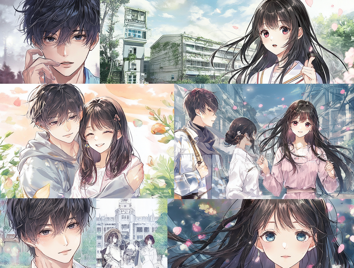 Imagen promocional de la serie Rent-A-Girlfriend mostrando a los protagonistas Kazuya Kinoshita y Chizuru Mizuhara.