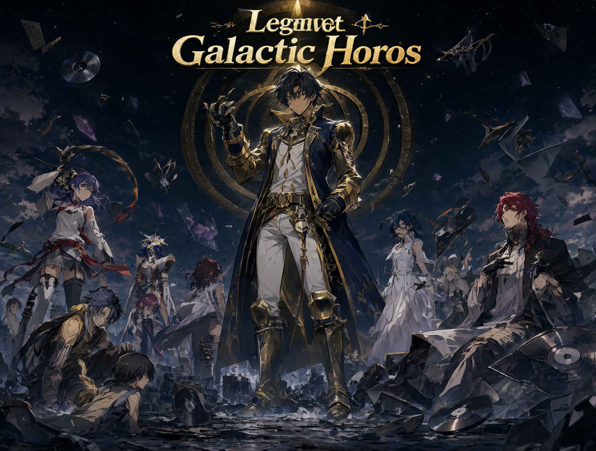 Gráfico comparativo mostrando cómo Legend of the Galactic Heroes es una anomalía en longitud dentro del mercado de OVAs japoneses, contrastado con franquicias modernas que se multiplican en variantes.