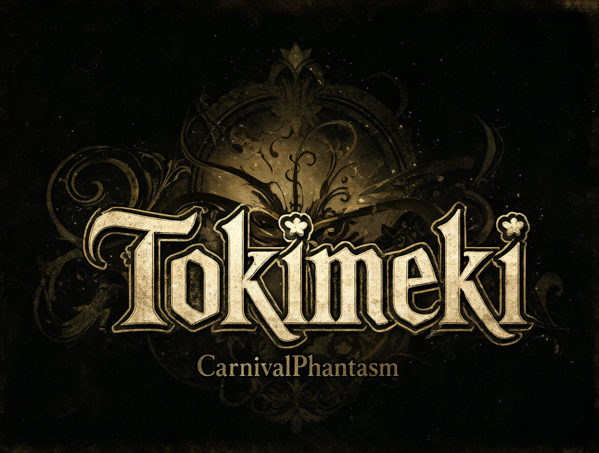 Logo Tokimeki y etiqueta CarnivalPhantasm en un fondo oscuro