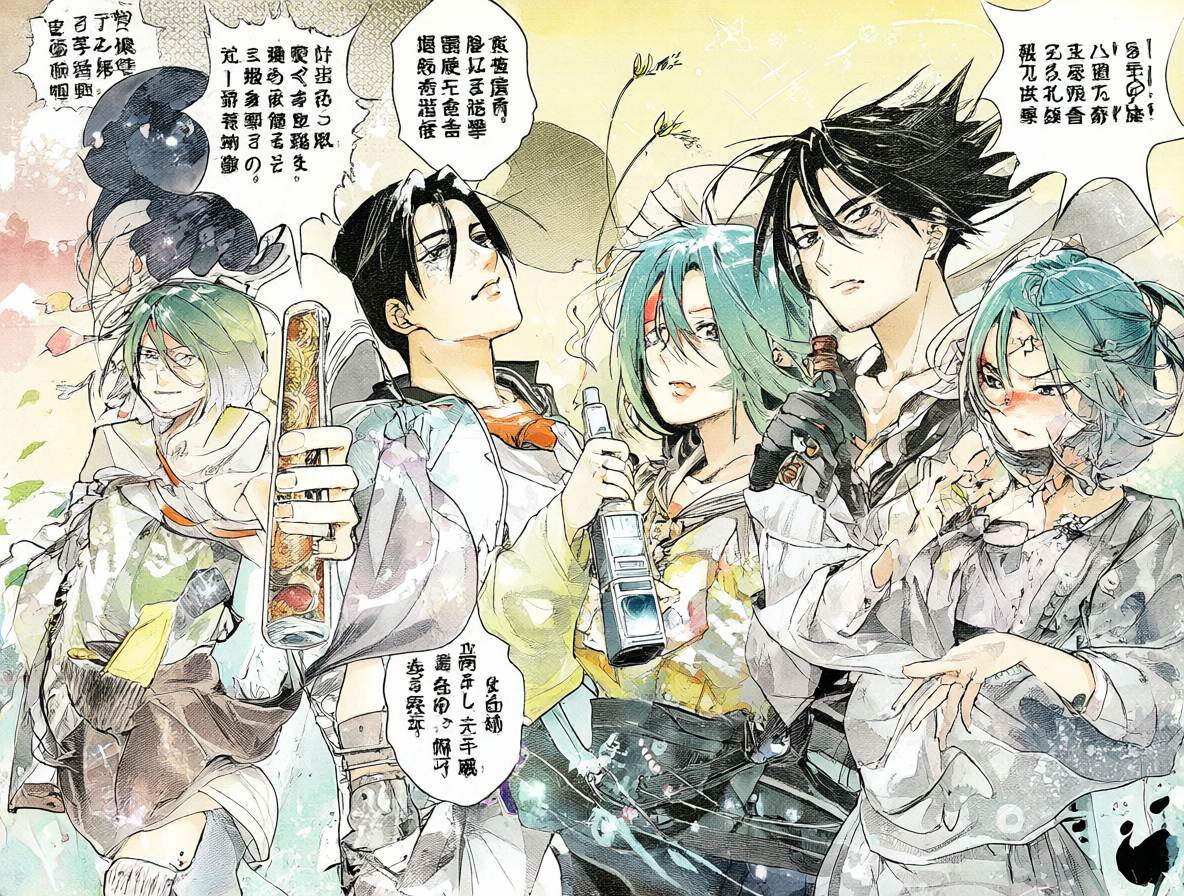 Portadas de los dos tomos del manga Food Court de Mata Ashita