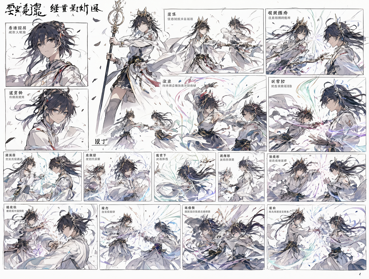 Ilustración estilo infografía mostrando diferentes categorías de adaptación de anime
