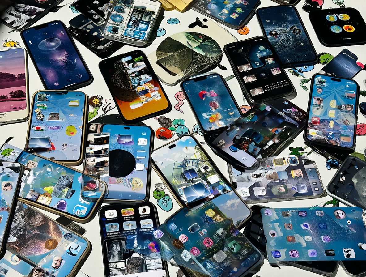 Dispositivos móviles con widgets y avatares