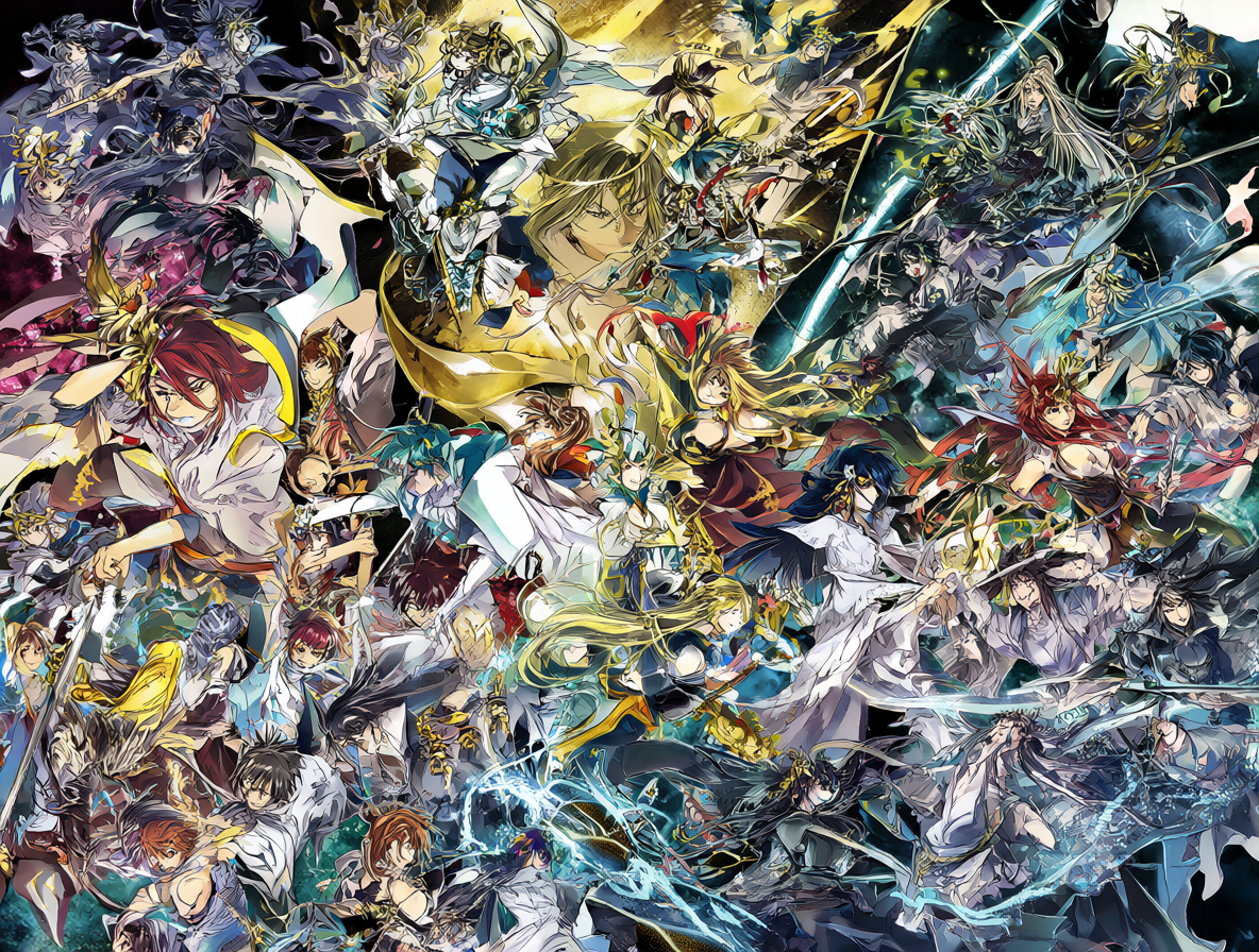 Diagrama comparativo de las series Magi