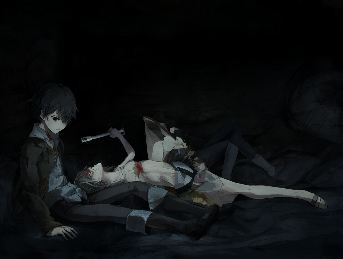 Ilustración del protagonista Light herido en un dungeon oscuro, rodeado por enemigos tras su traición.
