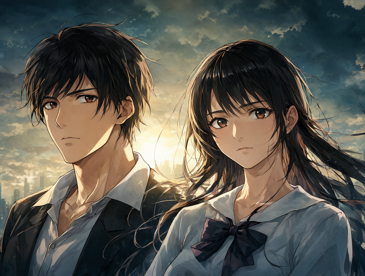 Poster of the Saekano anime characters for the final film.