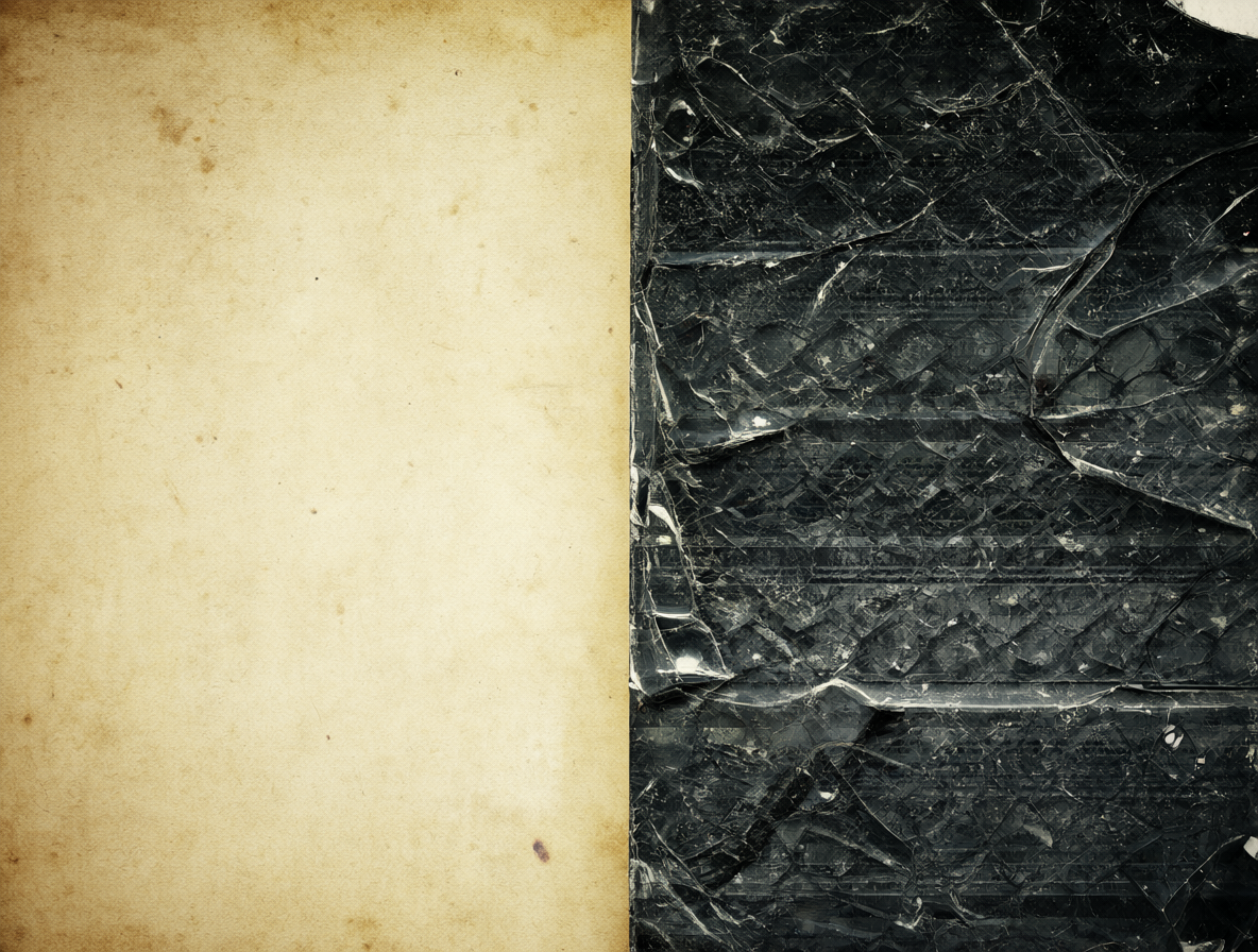 Papel antiguo versus servidor digital cerrado