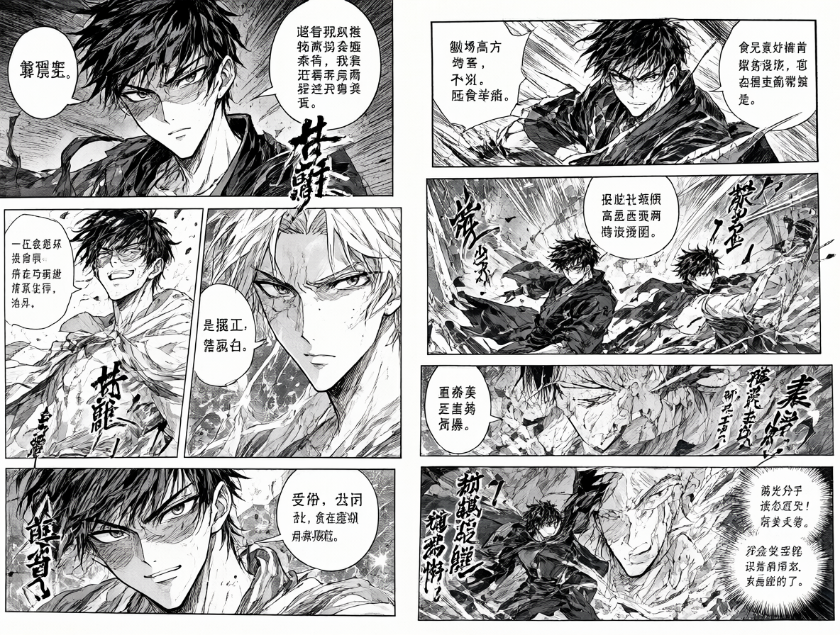 Página de cómic occidental adaptada al japonés preservando la orientación y logotipos.