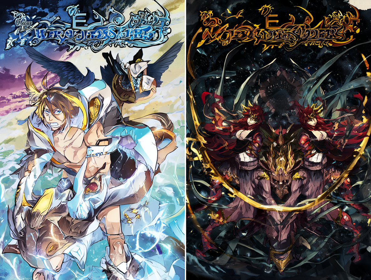 Ilustración dividida mostrando los sistemas de episodios inusuales de dos anime populares, con texto sobre numeración y estructura.