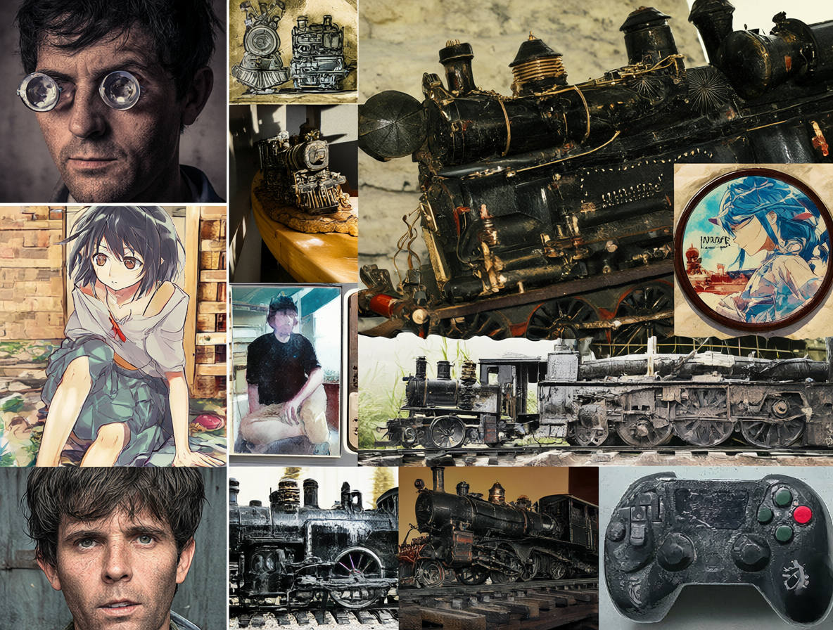 Collage visual mostrando las facetas ocultas de la personalidad frente a la apariencia social estándar.