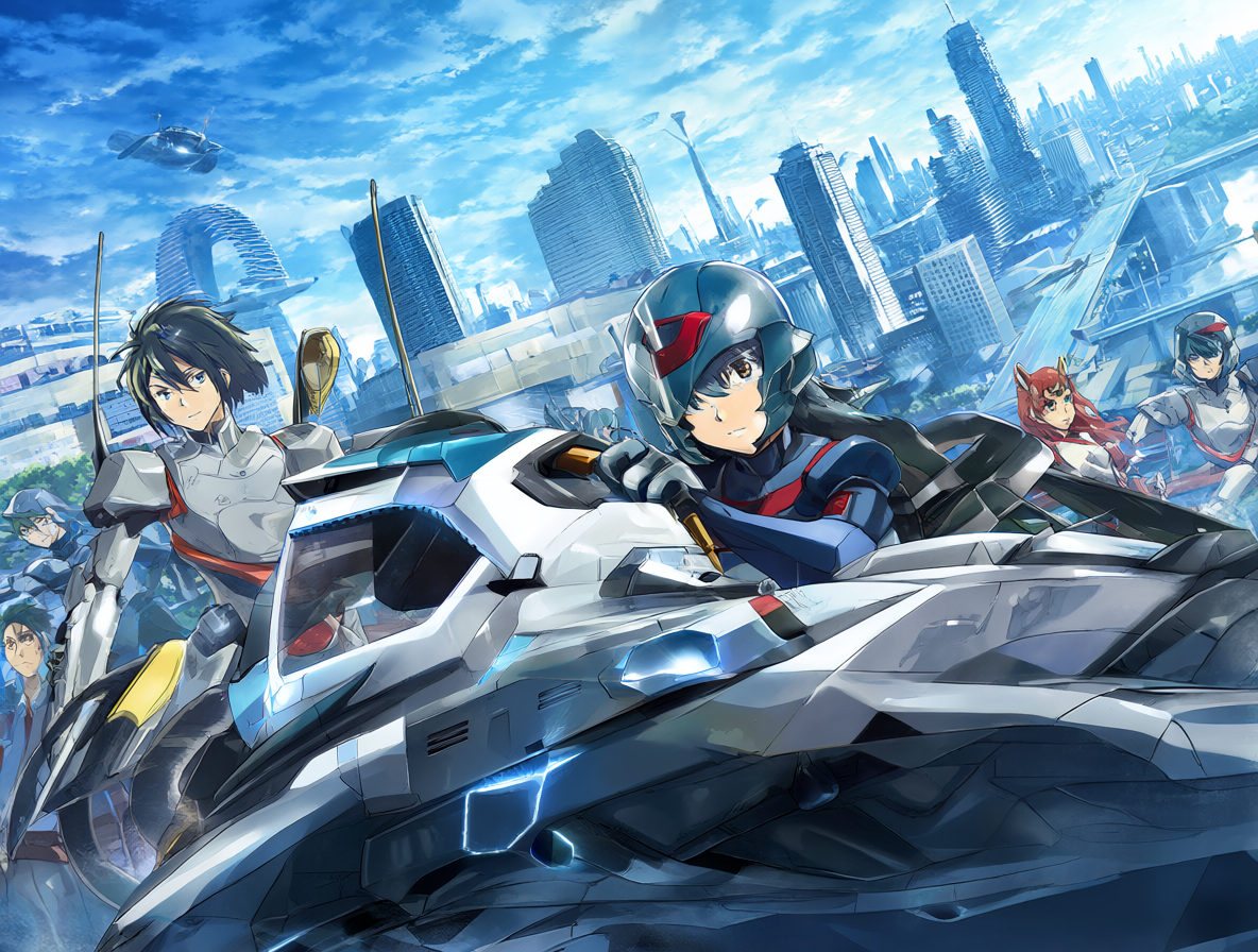 Noa Izumi pilotando un Ingram en Patlabor EZY