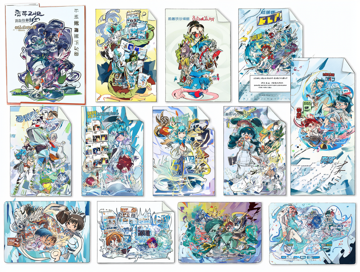 Representación visual de una colección de archivos con exactamente 13 episodios etiquetados como Digimon Adventure tri.