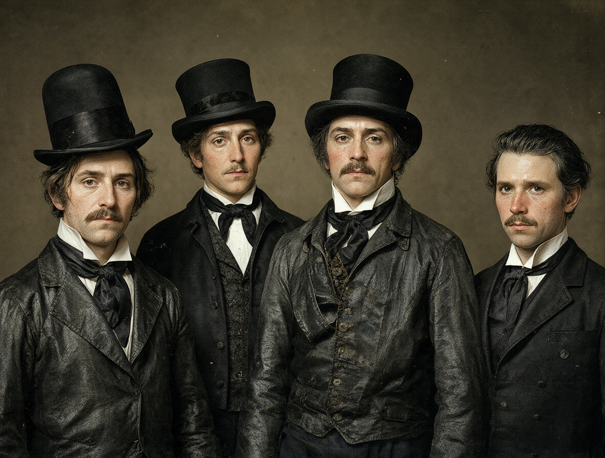 Retratos de impostores famosos como Psalmanazar y Demara