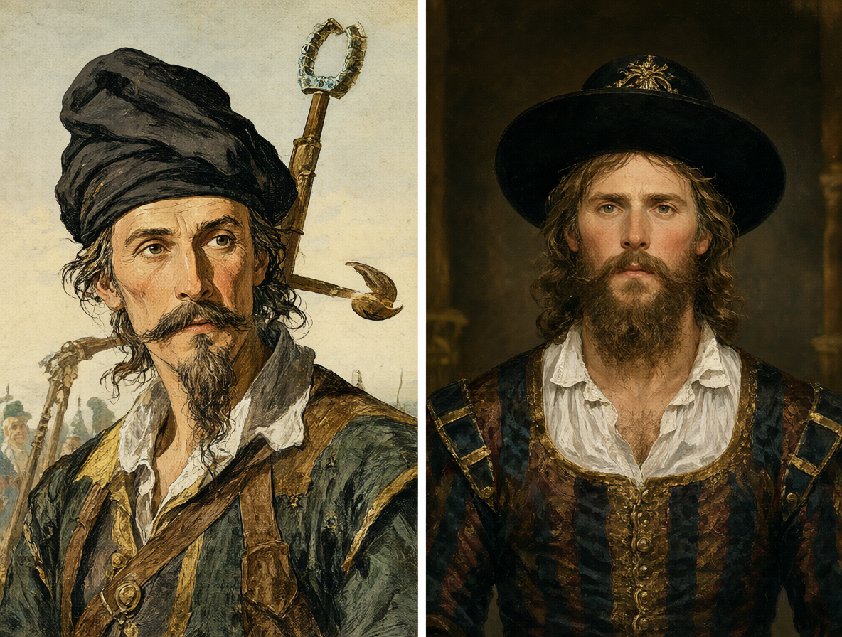 Ilustración comparativa entre el Quijote y la obra musical
