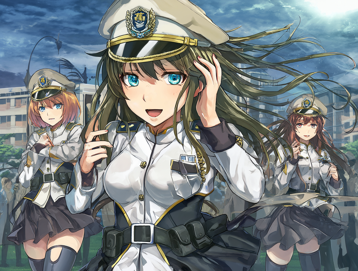 Ilustración de Yoshika y su unidad en el OVA Strike Witches.