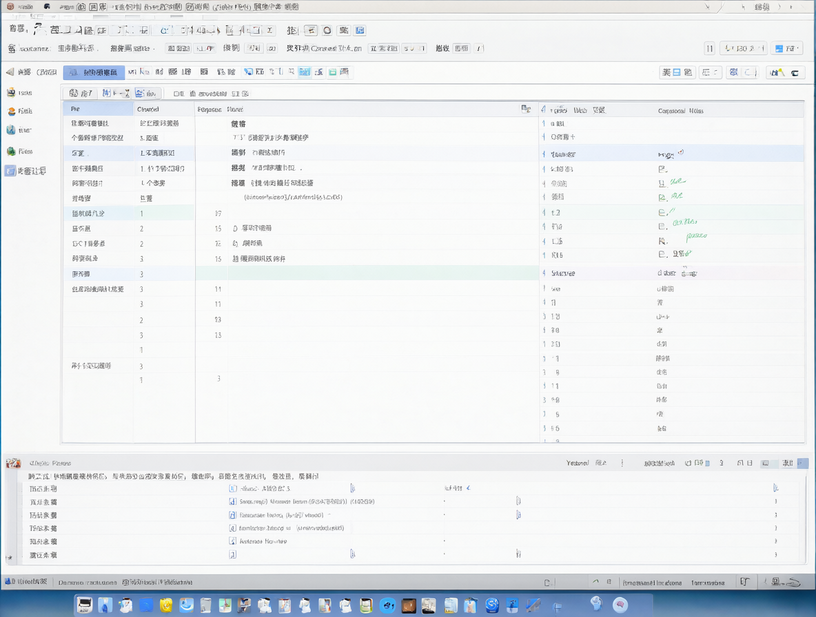 Interfaz de la aplicación de base de datos Claris FileMaker Pro en un sistema operativo macOS