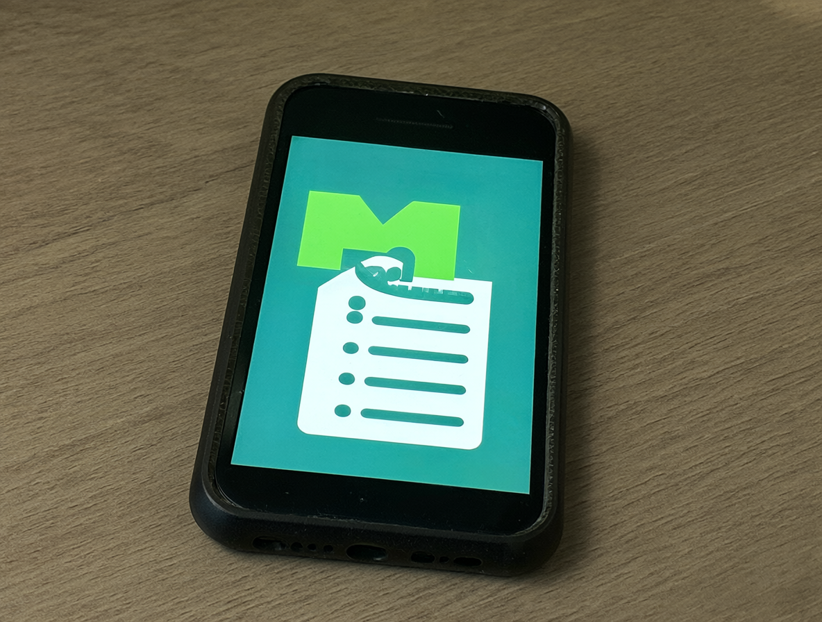 Dispositivo móvil junto a logos de venta online
