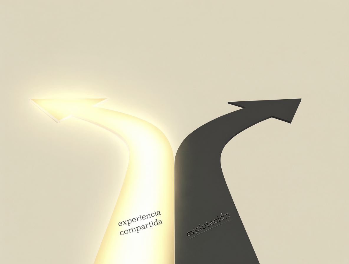 Gráfico conceptual que ilustra cómo la audiencia y la intención definen si un chiste es positivo o negativo.