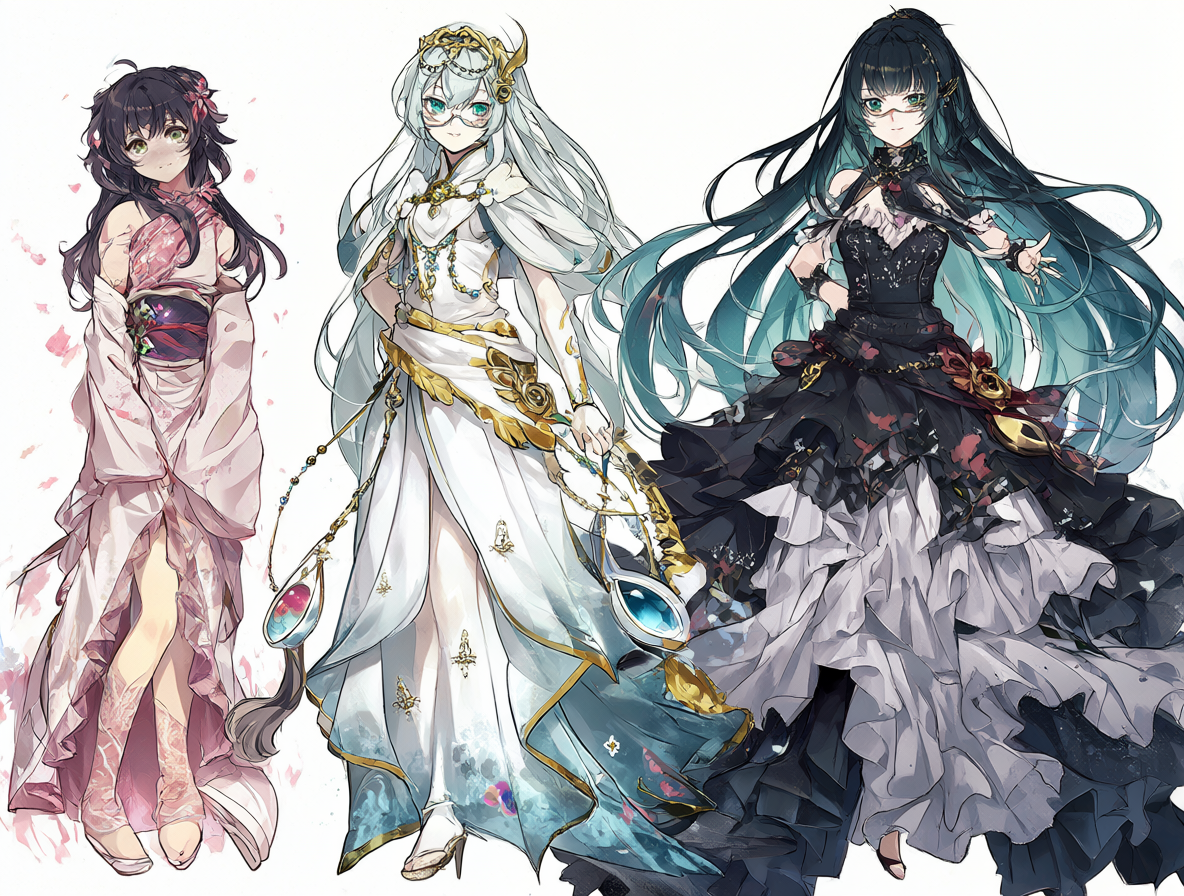Comparativa visual entre diseños clásicos y modernos de anime
