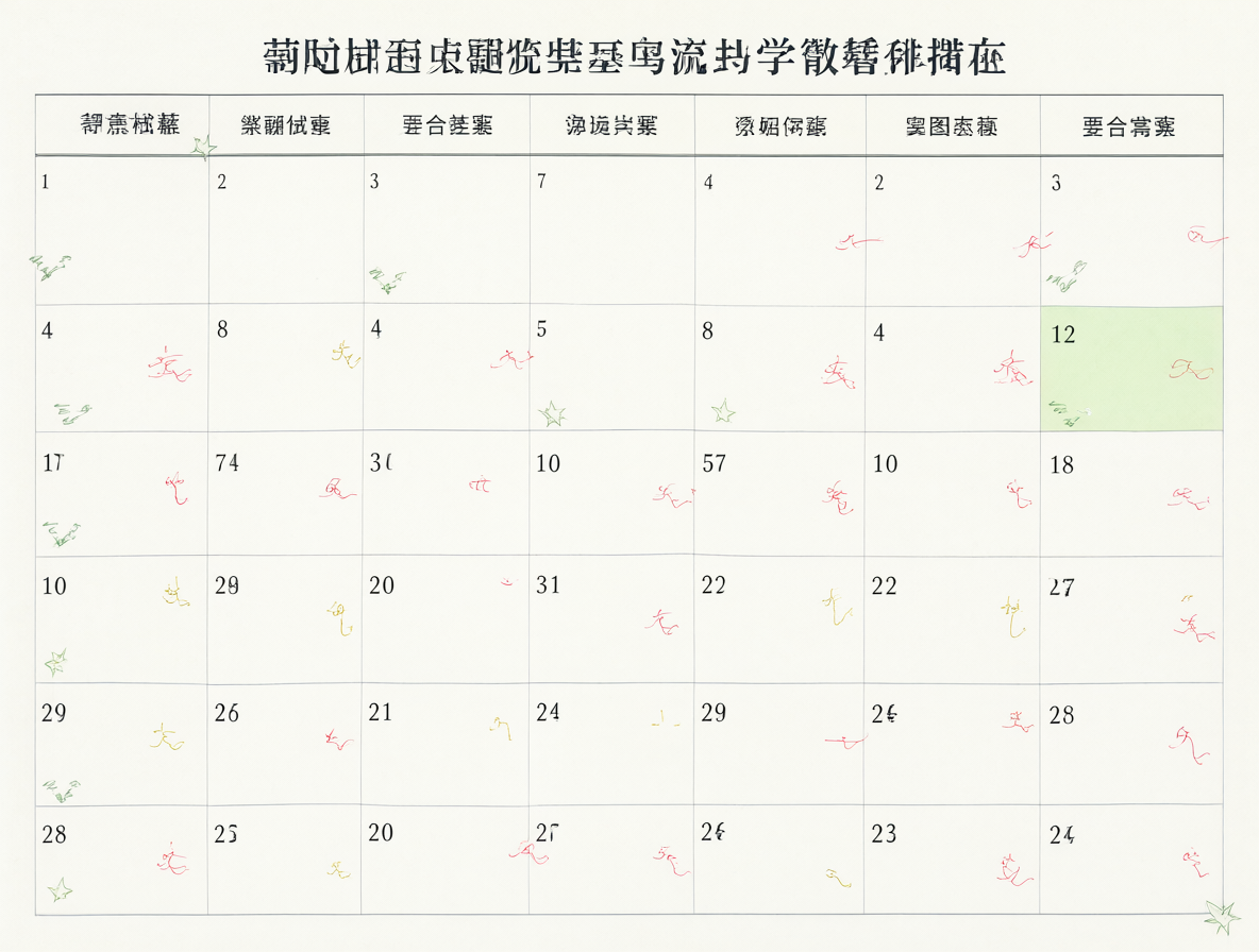 Calendario de producción saturado mostrando los problemas logísticos del estudio.