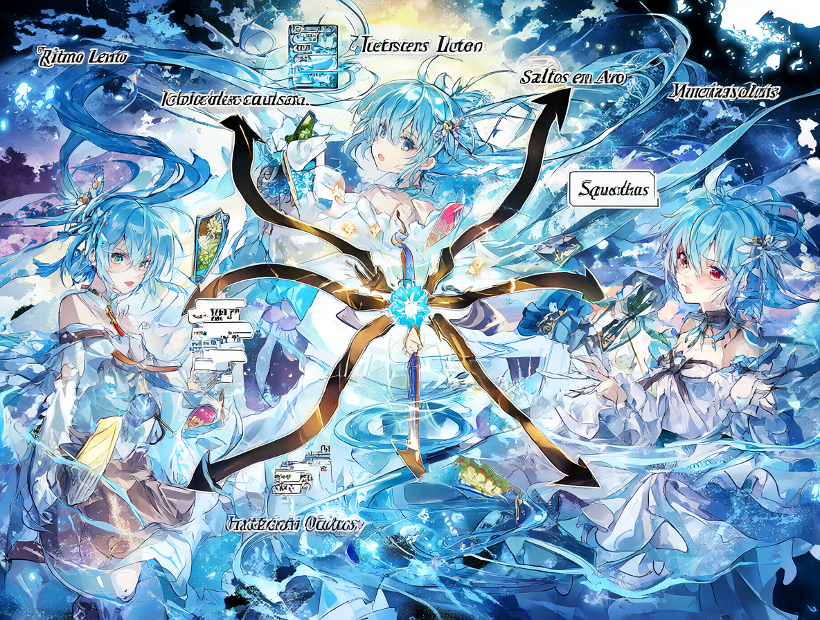 Diagrama explicativo mostrando la relación entre la novela web, ligera, manga y anime de Re:Zero.