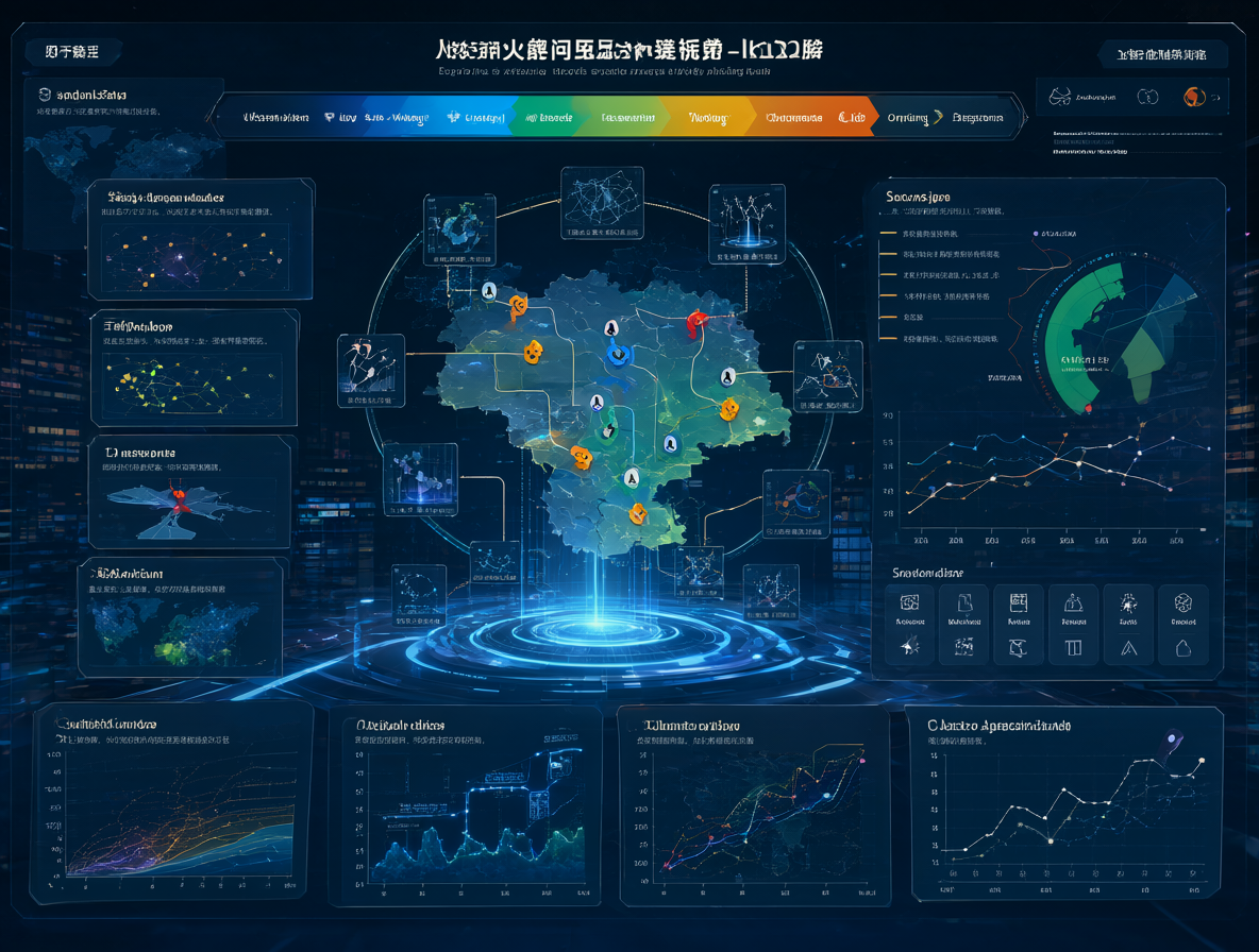 Interfaz de software de IA evaluando fuentes y datos