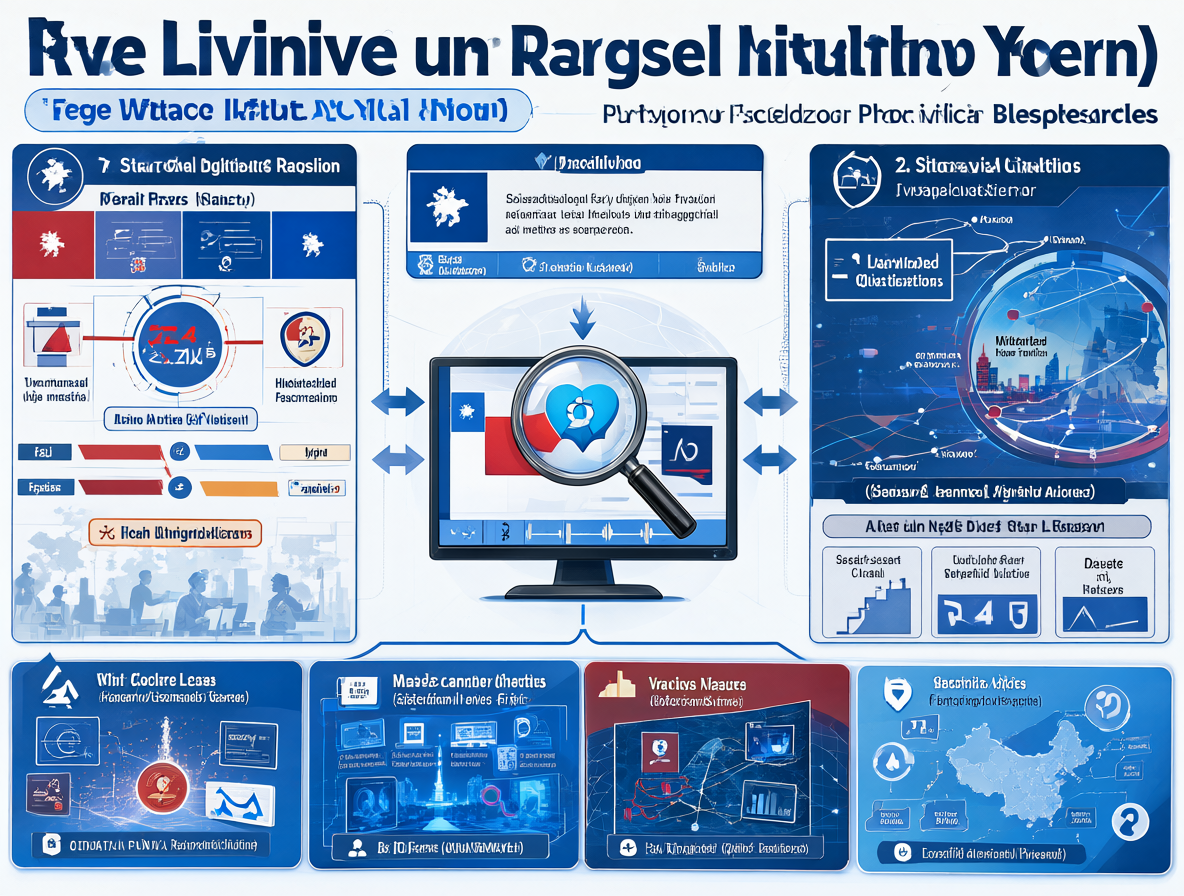 Gráfico comparativo de las líneas editoriales de Mega, Chilevisión, TVN y Canal 13.