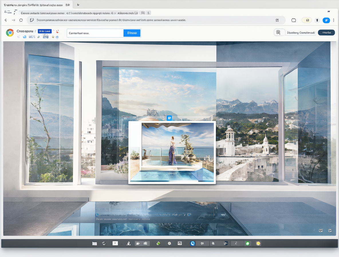 Pantalla de un navegador web con una herramienta de descarga activa