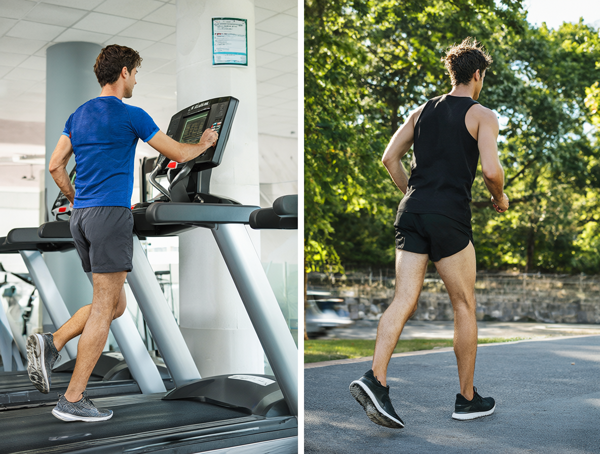Comparativa entre caminar en casa y al aire libre