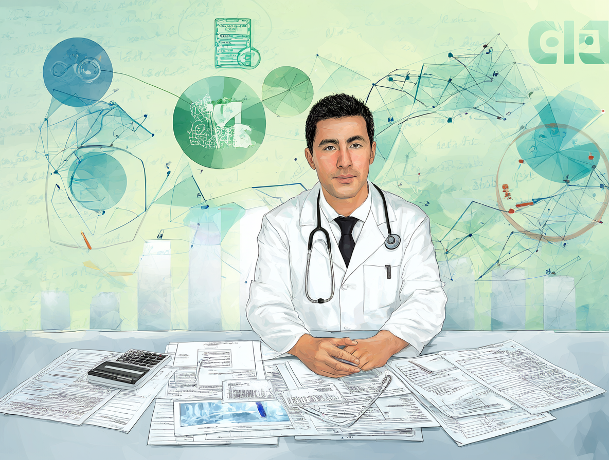 Profesional de salud calculando el impacto financiero de un permiso sin goce sobre su liquidación y cotizaciones previsionales.