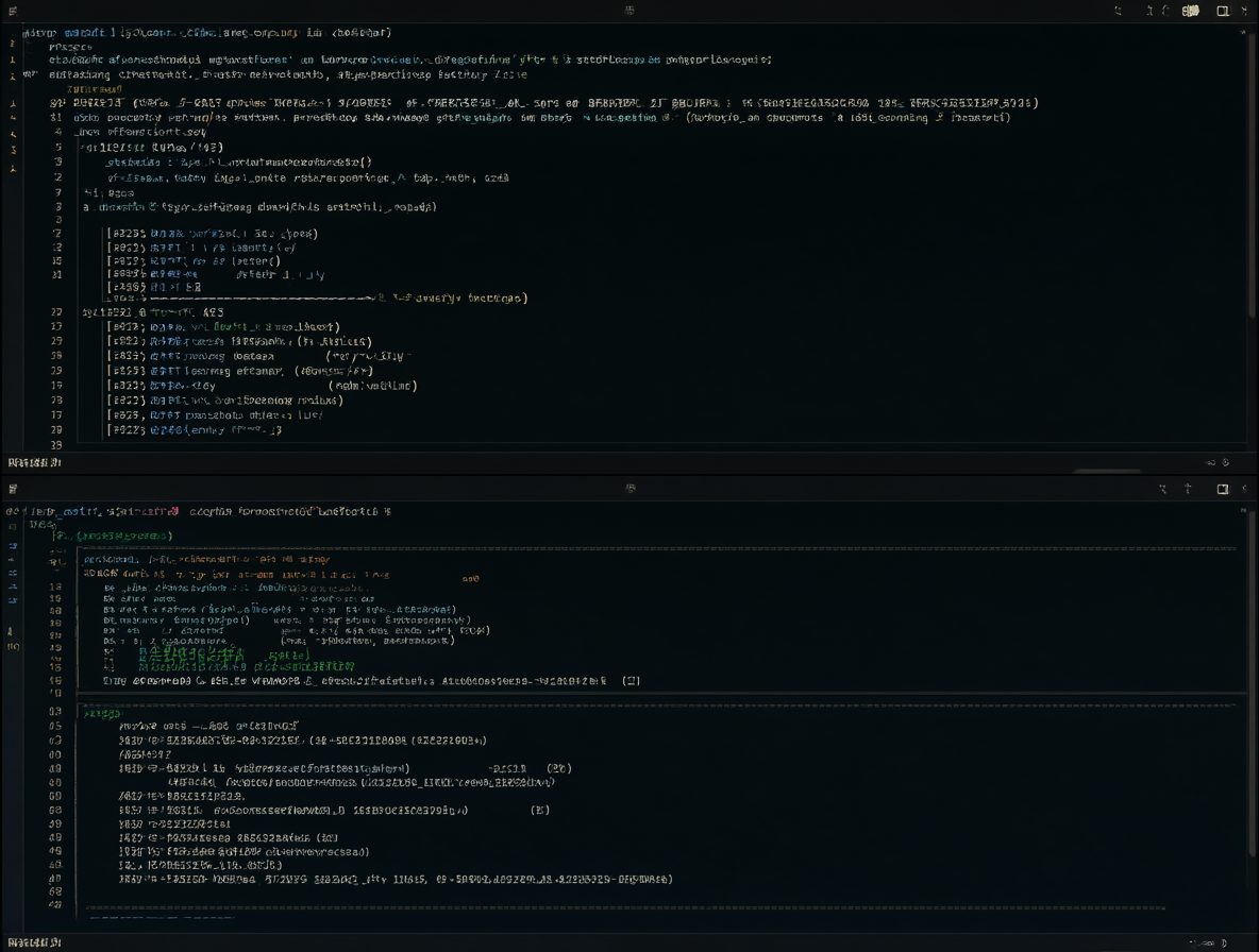 Dos ventanas de terminal mostrando comandos de descarga de transcripciones