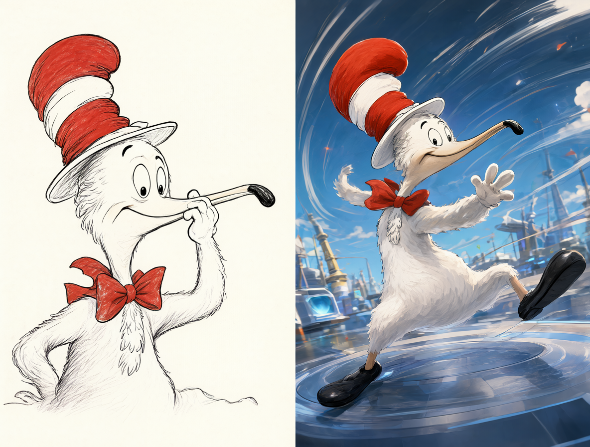 Comparación entre el estilo clásico y moderno de la animación
