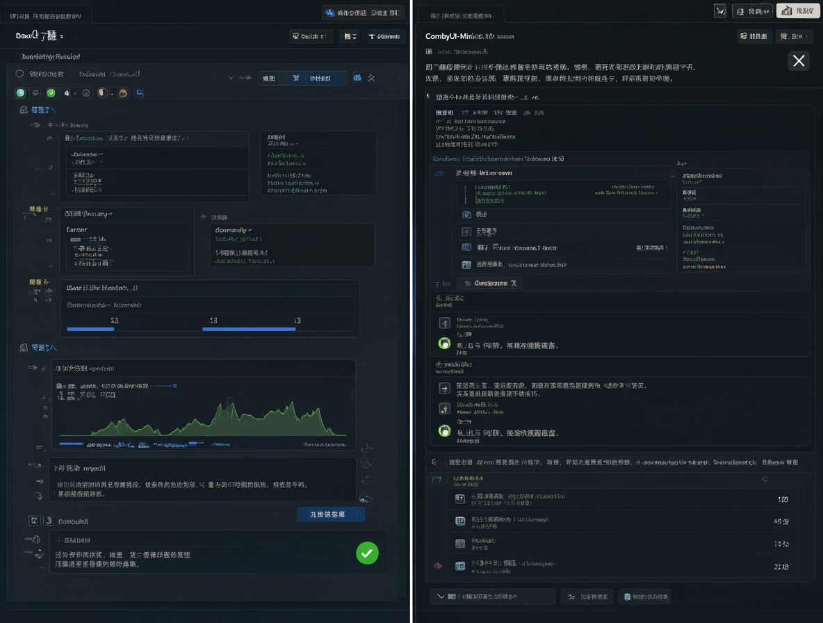 Imagen dividida mostrando el loader LoRA funcionando bien a la izquierda y el nodo Turbo fallido a la derecha.