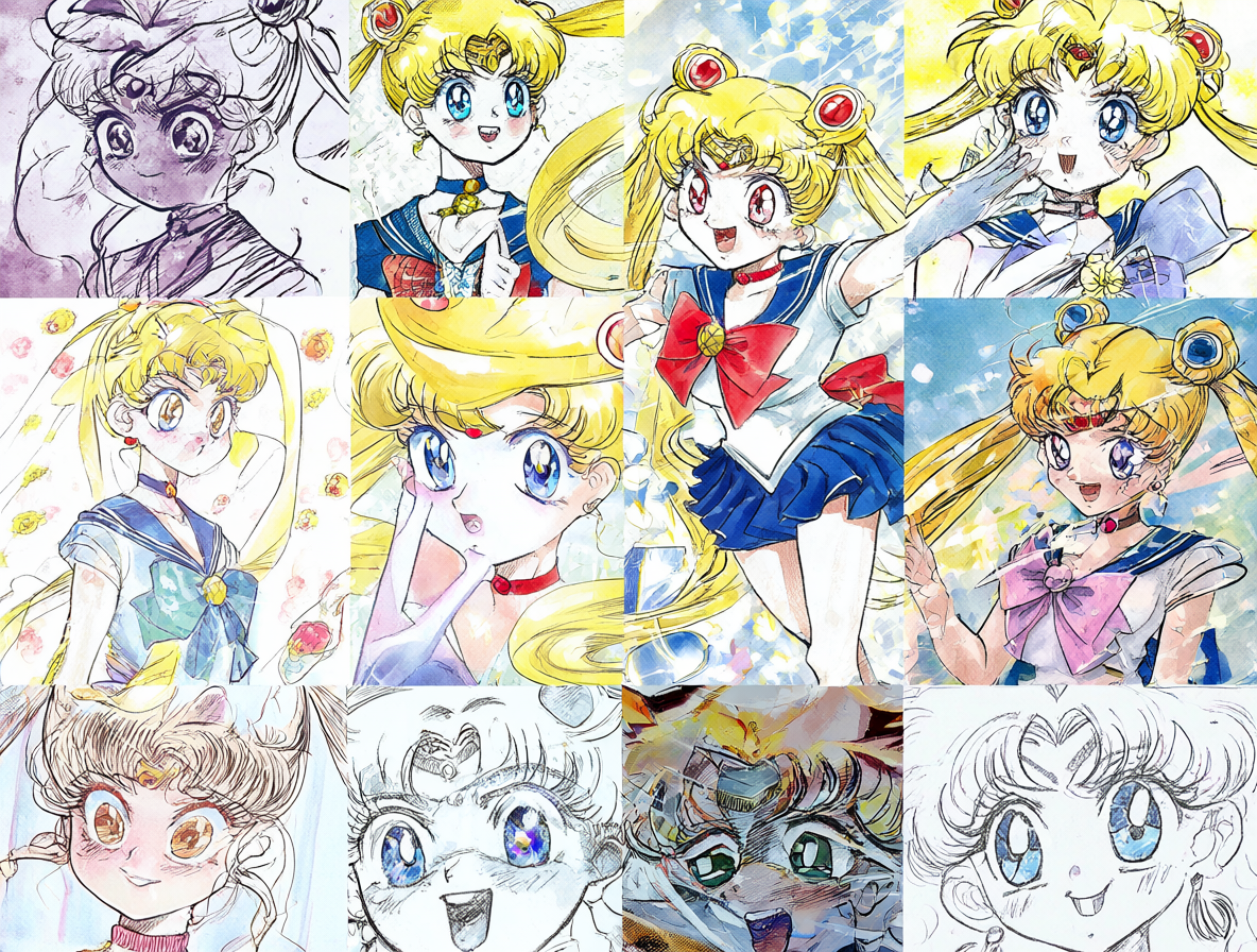 Imagen destacada del artículo sobre las adaptaciones de Sailor Moon, Ranma 1/2 y Nana.