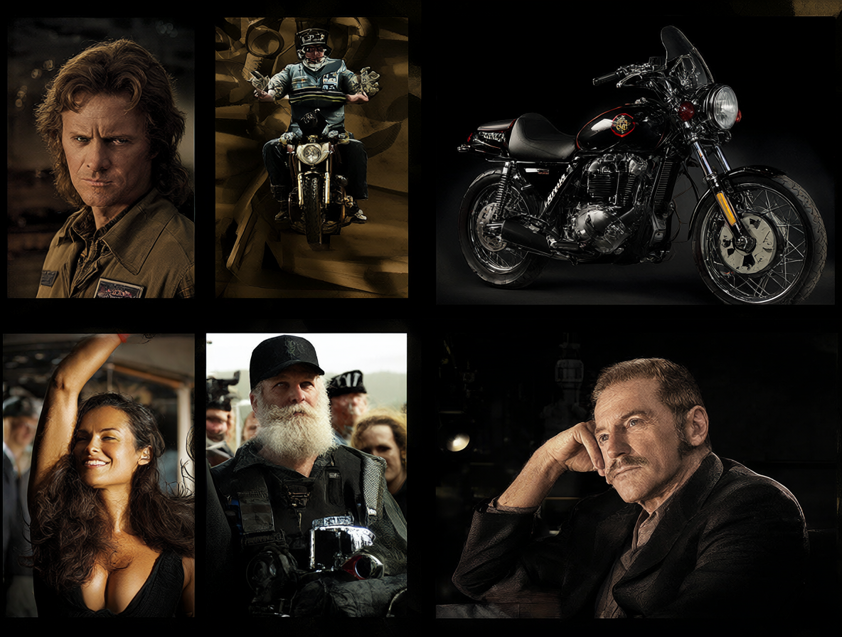 Comparación visual entre Magnum P.I., CHiPs, The Rockford Files y Columbo.
