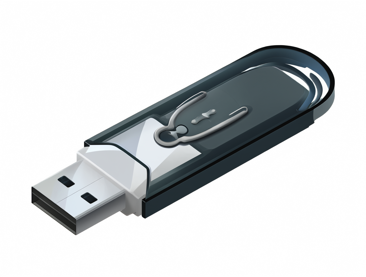 Unidad USB preparada con el paquete de actualizaciones