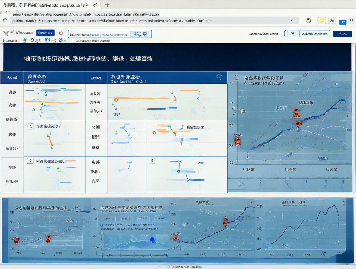 Dashboard mostrando una lista de direcciones IP sospechosas y una advertencia de malware en un navegador web