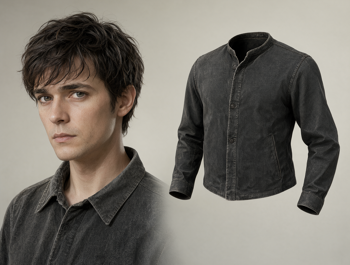 Split composition showing a character's face on one side and their clothing on the other, highlighting the separation problem in image editing models.