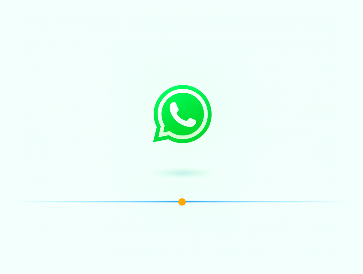 Logotipo de la aplicación de mensajería y representación visual de sus años de funcionamiento.