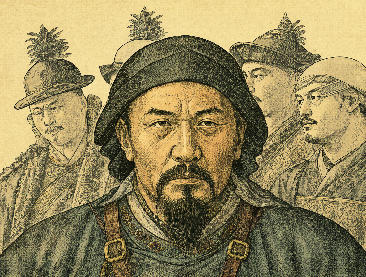 Retrato histórico de Gengis Khan