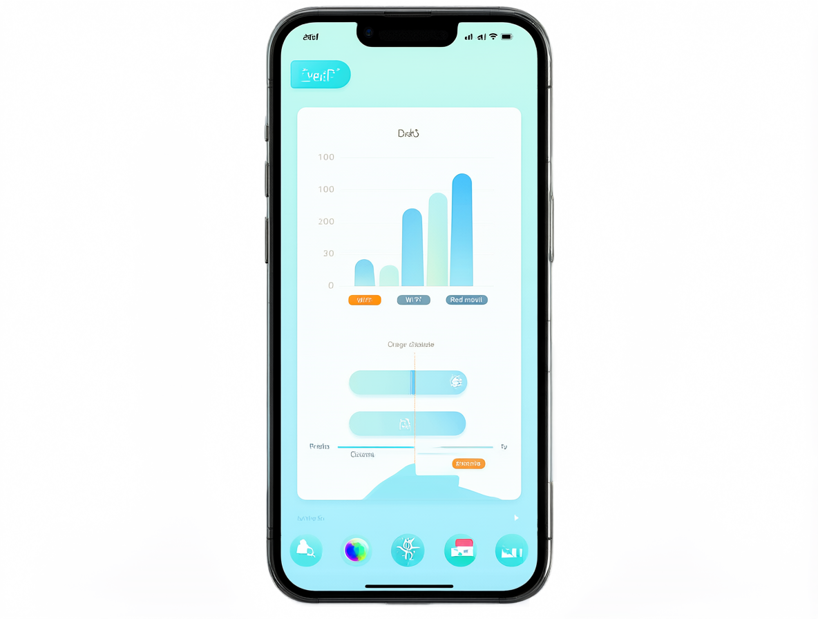 Pantalla de smartphone mostrando uso de batería y gráfico comparativo del desglose antiguo.
